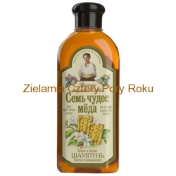 Szampon 7 cudów miodu Blask i Objętość 350ml Babcia Agafia